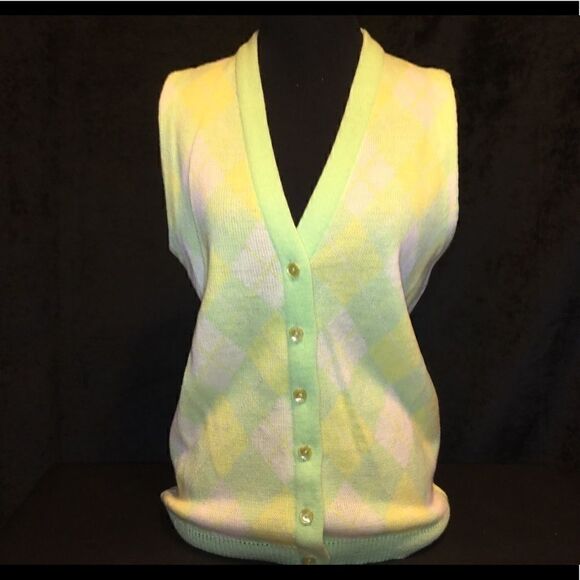 Lemon lime sweater vest  - Picture 1 of 5